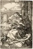 Albrecht Durer, Die Jungfrau mit der Birne, 1511, Engraving on laid paper