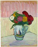 Cuno Amiet, Stillleben mit Ranunkeln (recto) - Stillleben mit Äpfeln (verso), Circa 1908