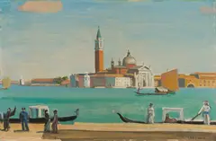 Maurice Barraud, Venise, Saint-Georges Majeure, Circa 1924-1928, Oil on canvas