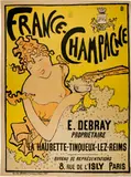 Pierre Bonnard, France-Champagne (Affiche), 1891, Colour lithograph on thin poster paper, laid down on wove paper