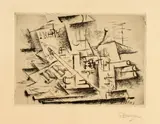 Georges Braque, JOB, August or autumn 1911 in Céret, Drypoint