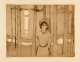 Edvard Munch, Sommernacht. Die Stimme - Summer Night. The Voice
