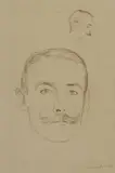 Edvard Munch, Harry Graf Kessler II, 1895, Lithograph on heavy greyish wove paper