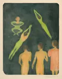 Edvard Munch, Badende Knaben - Boys Bathing, 1896, Mezzotint on Arches laid paper with watermark
