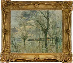 Claude Monet, L’Inondation: La Seine à Vétheuil, 1881, Oil on canvas