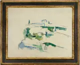 Paul Cézanne, Paysage, Circa 1904, Oil on canvas, laid down on a second canvas