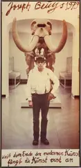 Joseph Beuys, mit dem Ende der modernen Kunst fängt die Kunst erst an, 1979, Colour photograph, with handwriting in brown ink