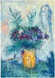 Le bouquet violet à Saint-Paul by Marc Chagall, Circa  1978, sold Sep 2024