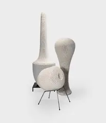 Tony Cragg, Forminifera, 1995, 4 plaster sculptures
