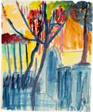 Cuno Amiet, Am Gartentor