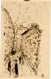 Pierre Bonnard, Die Rue Laffitte mit Blick auf Sacré-Coeur, Circa 1900
