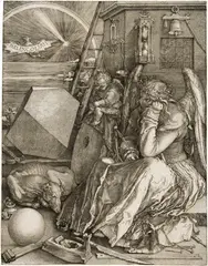 Albrecht Durer, Melencolia I (Die Melancholie), 1514, Engraving on laid paper