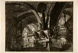 Giovanni Battista Piranesi, Carceri. D'Invenzione di G. Battista Piranesi Archit. Vene., 1745, revised 1760, Series of 16 etchings, reworked in engraving, on laid paper