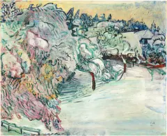 Cuno Amiet, Winterlandschaft, 1910, Oil on canvas