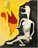 Alexander Calder, Untitled, 1959, Oil on canvas