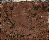 Jean Dubuffet, Personnage levant les bras dans un paysage