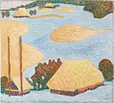 Cuno Amiet, Abendsonne im Winter
