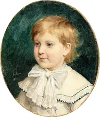 Albert Anker, Knabenbildnis, 1880, Oil on canvas