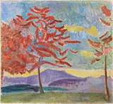 Cuno Amiet, Rote Bäume