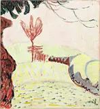 Cuno Amiet, Winterlandschaft II, 1919, Oil on canvas