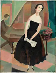 Alice Bailly, La cantatrice, circa 1923, Oil on canvas