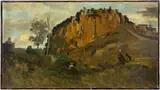 Jean-Baptiste Camille Corot, Civita Castellana - Rochers à Pic