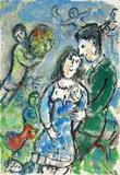 Marc Chagall, Tendresse, 1981, Oil, tempera and Indian ink on canvas