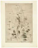 Georges Braque, FOX, August or automn 1911 in Céret, Drypoint