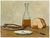 Albert Anker, Stillleben: Heringe, 1899, Oil on canvas