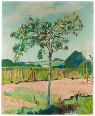 Quitten-Bäumchen by Cuno Amiet, Hammer price, sold Sep 2021