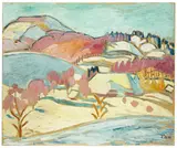 Cuno Amiet, Winterlandschaft, 1916, Oil on canvas