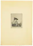 Edgar Degas, Jeune homme assis et réfléchissant (d'après Rembrandt), Hammer price
