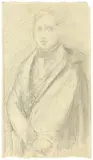 Edgar Degas, Autoportrait tourné vers la gauche, *