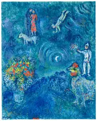 Marc Chagall, La fête au village, *