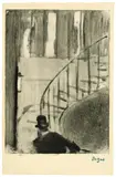 Edgar Degas, Ludovic Halévy sur l'escalier dans les coulisses du théâtre - Ludovic Halévy Backstage, Hammer price