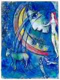 Marc Chagall, Le paradis, Crans 1959 – Sils 1960, Gouache, pastel and Indian ink