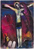 Marc Chagall, Crucifixion, 1954–1959, Gouache and pastel