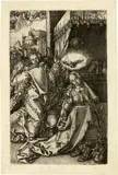 Maria Verkündigung by Heinrich Aldegrever, 1553, Engraving, sold Sep 2021