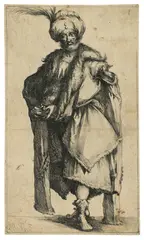 Jacques Bellange, Kaspar, 1613-1616, Etching