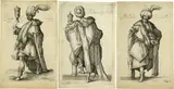 Bellange Matthäus Merian D. Ä., Kaspar - Balthasar - Melchior, 1615, 3 sheets etching, after Jacques Bellange