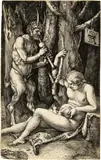 Albrecht Durer, Satyr und Nymphe (Die Satyrfamilie), 1505, Engraving