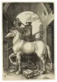 Albrecht Durer, Das kleine Pferd, 1505, Engraving