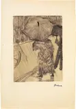 Edgar Degas, Dans la Rue - On the Street in the Rain