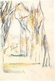 Paul Cézanne, L'Allée des marronniers au Jas de Bouffan, *