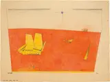 Untitled (Lux From Laddie) by Lyonel Feininger, 1933, Watercolour over ink drawing, sold Sep 2020