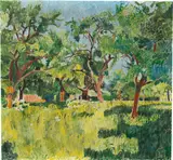 Cuno Amiet, Obstgarten auf der Oschwand