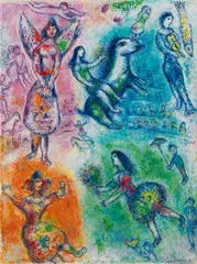 Marc Chagall, Le Rêve au cirque, 1980, *