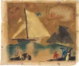 Yacht-Rennen by Lyonel Feininger, 1921, Hammer price, sold Jun 2019
