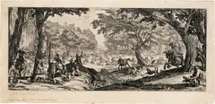 Jacques Callot, La grande Chasse, 1619, *