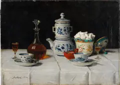 Albert Anker, Stillleben: Kaffee, 1882, Hammer price